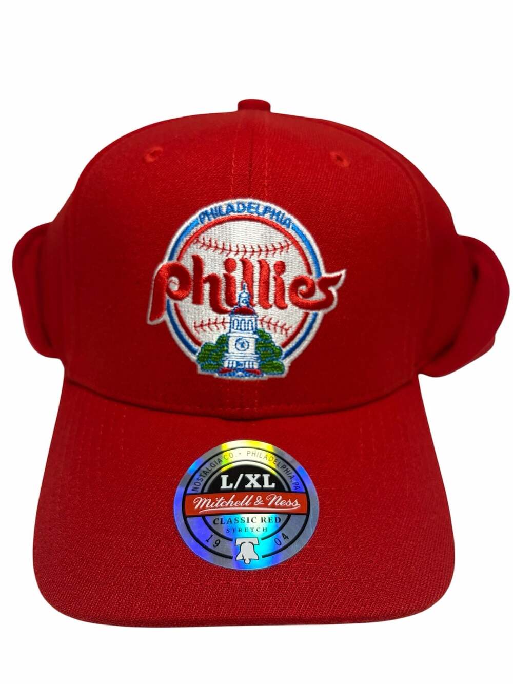 Mitchell & Ness Philadelphia Phillies MLB Flip Down Stretch Fitted Hat L/XL